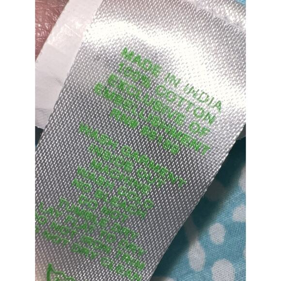 Lilly Pulitzer Sarasota Tunic Size S Blue Ice Cake Teal Beaded Vacation Resort - Picture 9 of 12